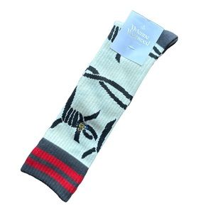 NWT Vivienne Westwood Crew Socks - White